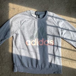 Adidas sweatshirt Grey and Pink XL